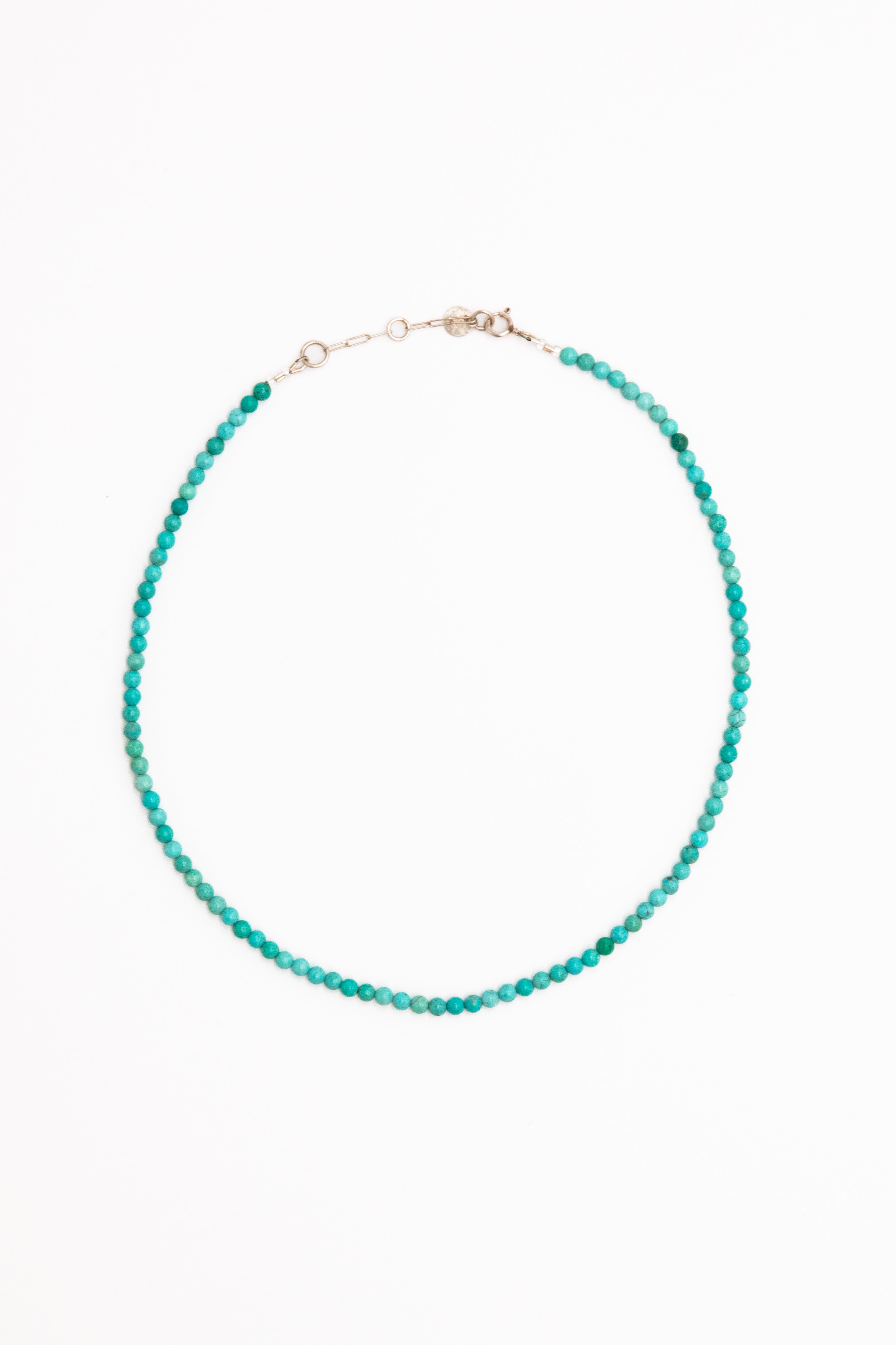 4mm Beaded Birthstone Necklace