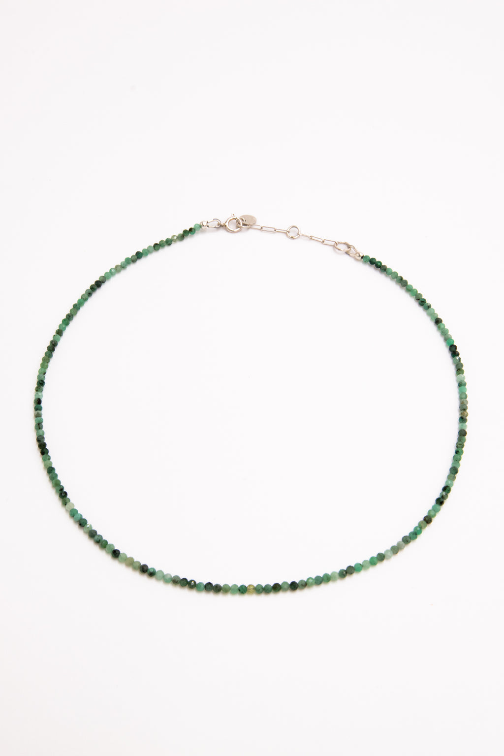 2.5mm Beaded Birthstone Necklace