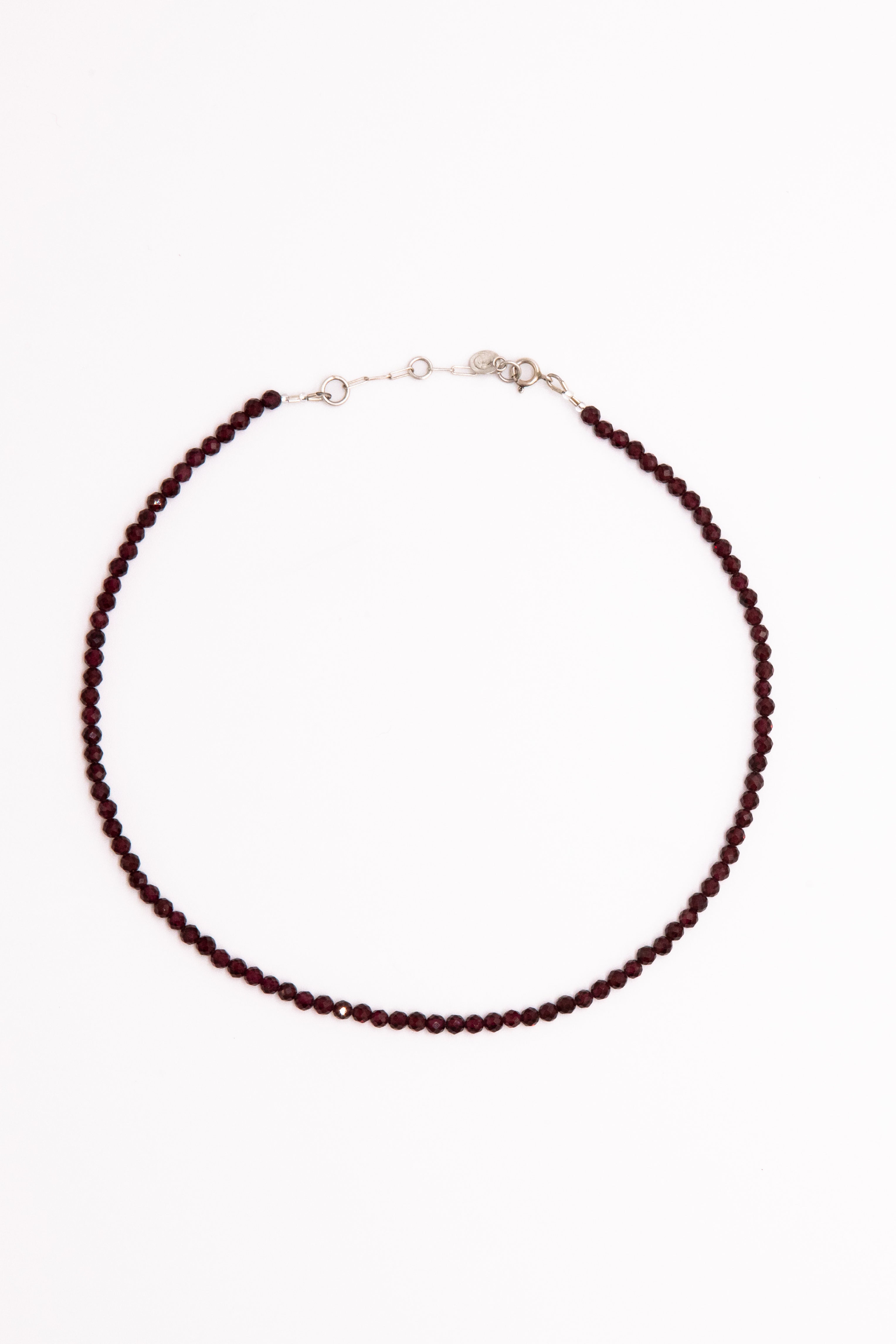 4mm Beaded Birthstone Necklace