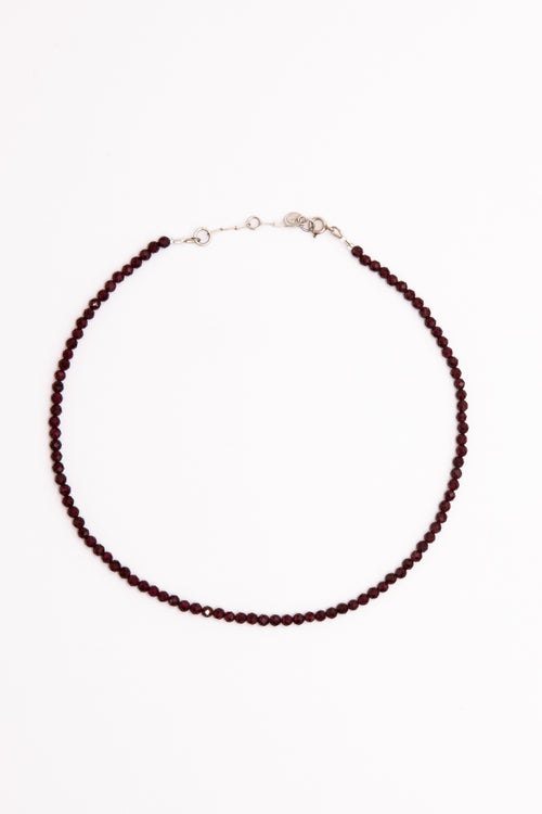 4mm Beaded Birthstone Necklace