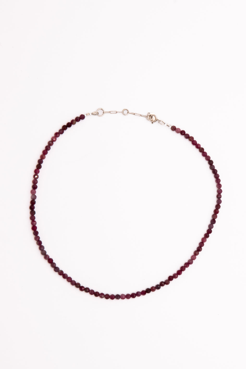 4mm Beaded Birthstone Necklace