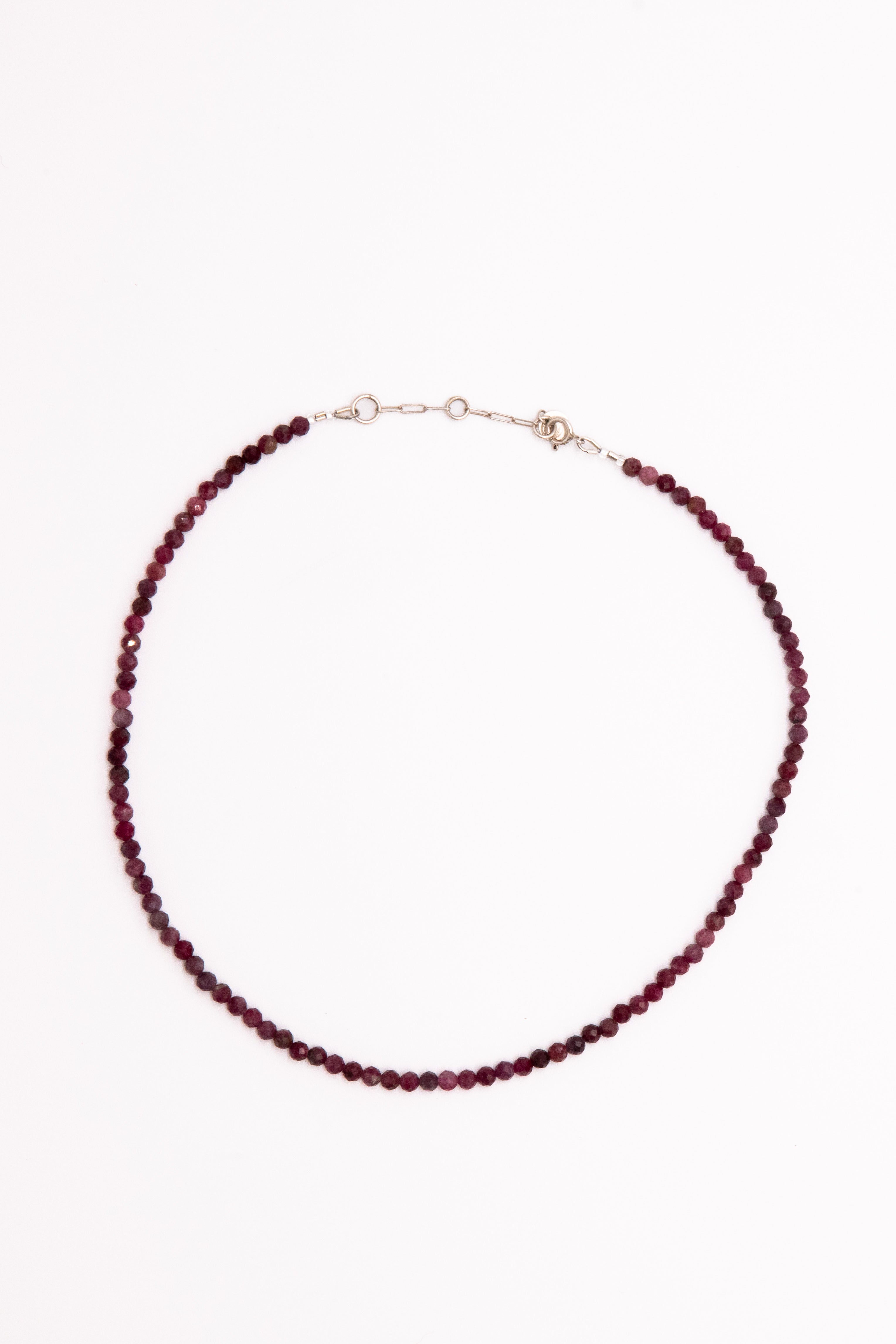 4mm Beaded Birthstone Necklace