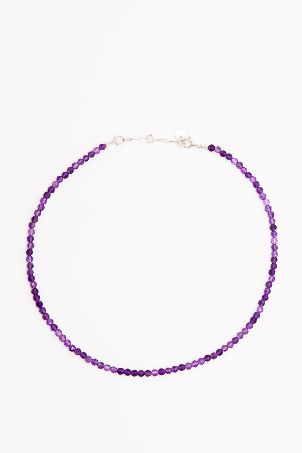 2.5mm Beaded Birthstone Necklace