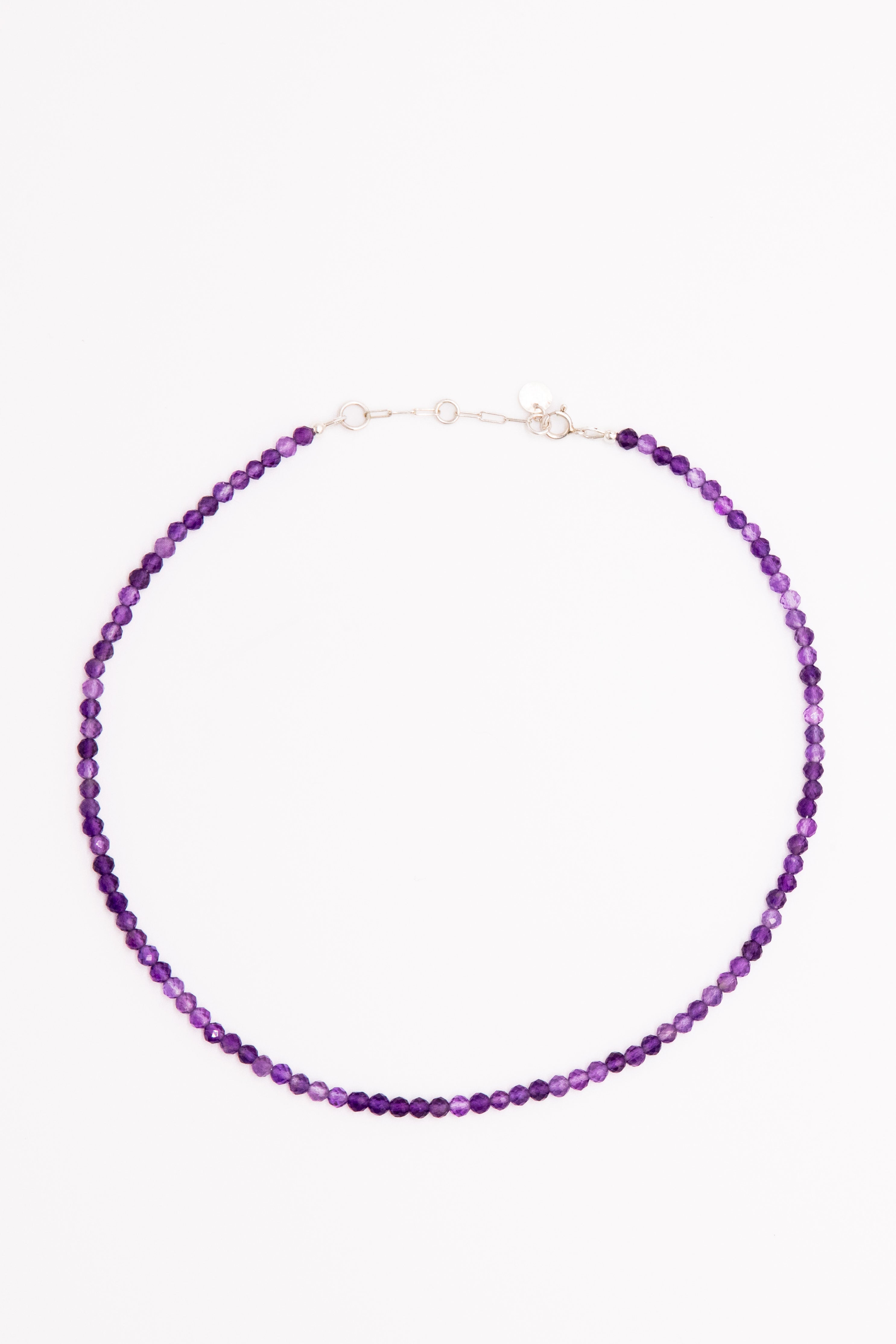 2.5mm Beaded Birthstone Necklace